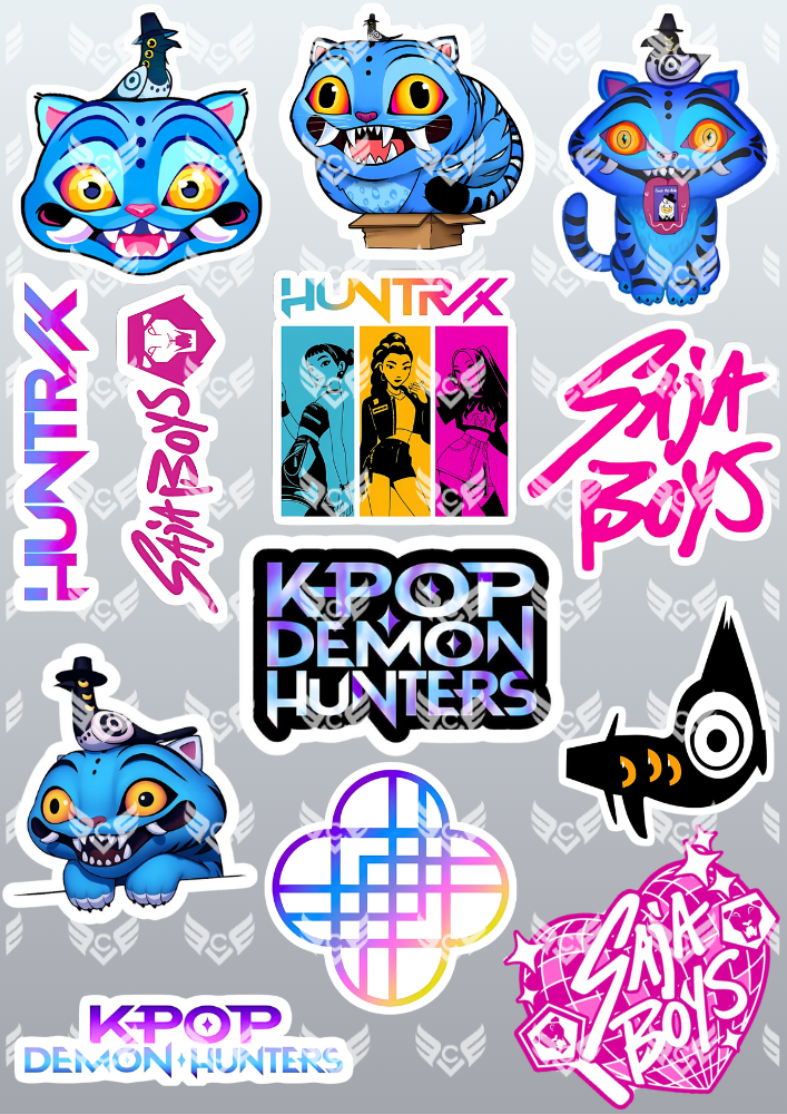 PARCHES DTF TEXTIL KPOP DEMON HUNTERS 1