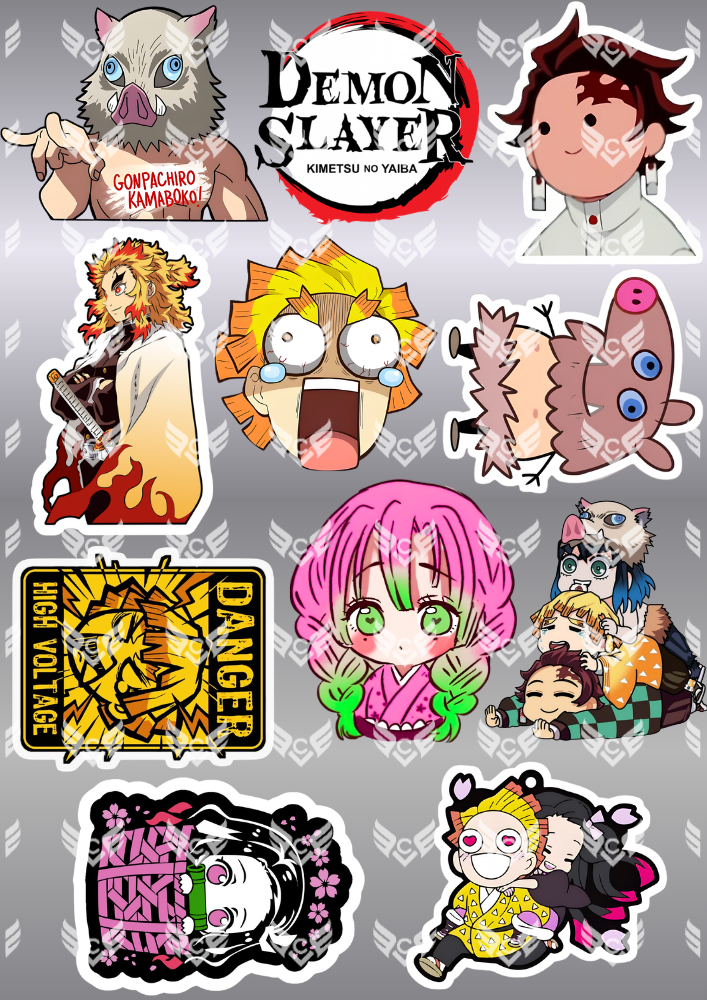 PARCHES DTF TEXTIL Demon Slayer: Kimetsu no Yaiba 1