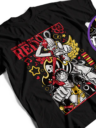 MONKEY D LUFFY & UTA- ONE PIECE RED