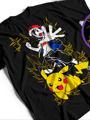 ASH AND PIKACHU-POKÉMON