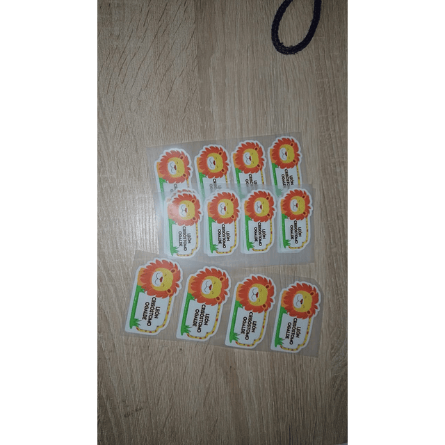 ETIQUETAS TEXTIL (PARA PLANCHAR EN ROPA)