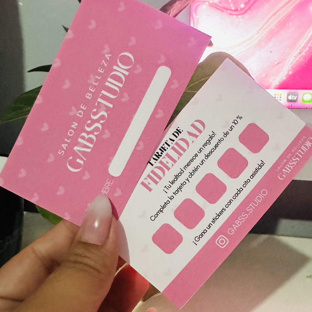 Tarjeta fidelidad 50 un  1