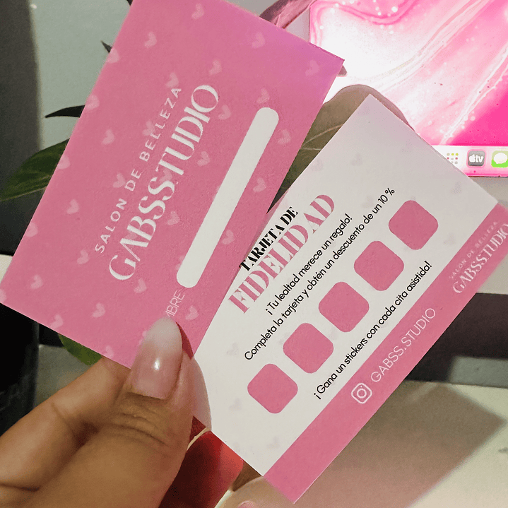 Tarjeta fidelidad 50 un  1