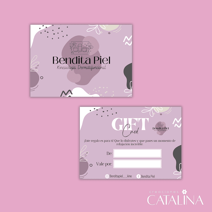 Gift Card tarjeton 20 unidades 2