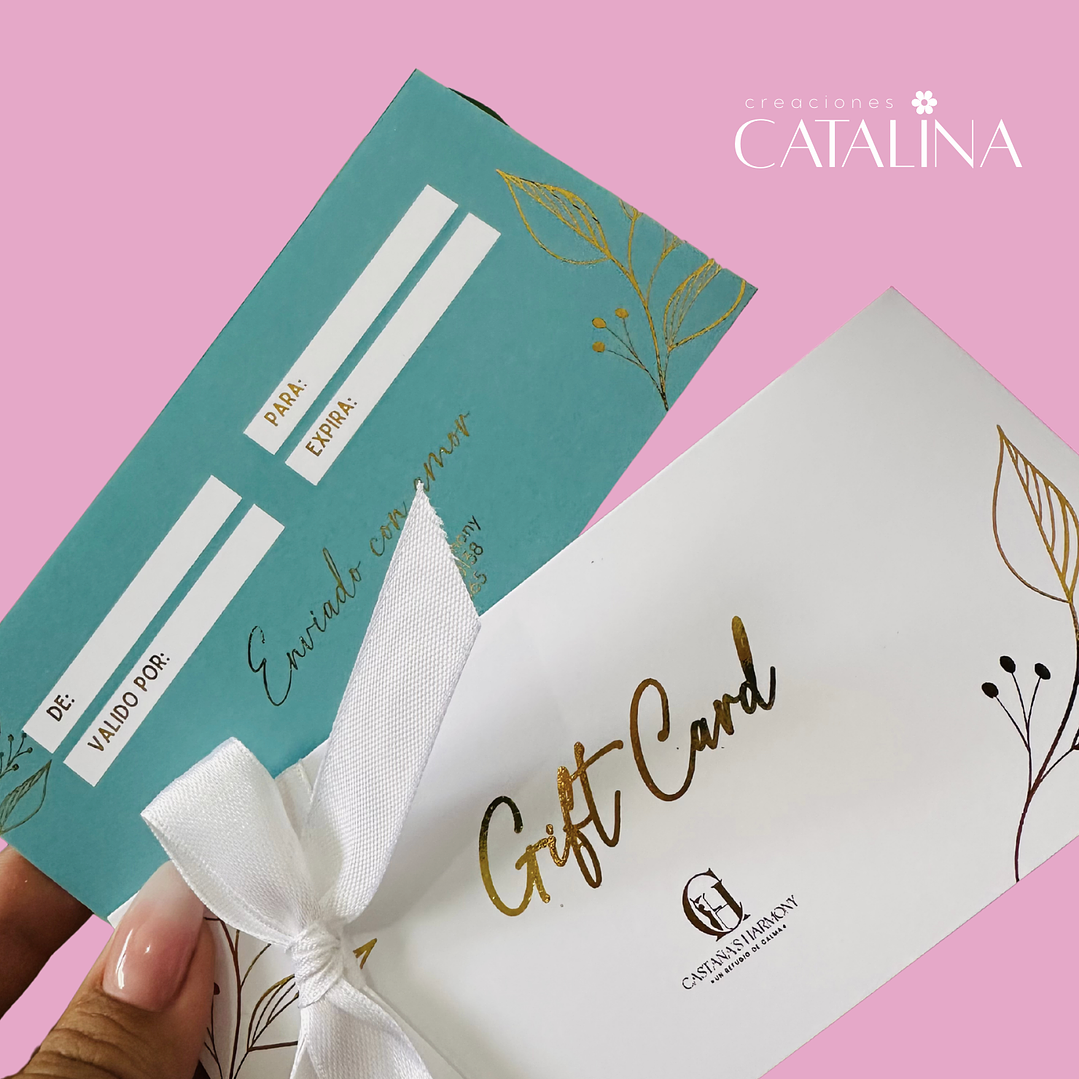 GIFT CARD CASTAÑAS 10 UN  1