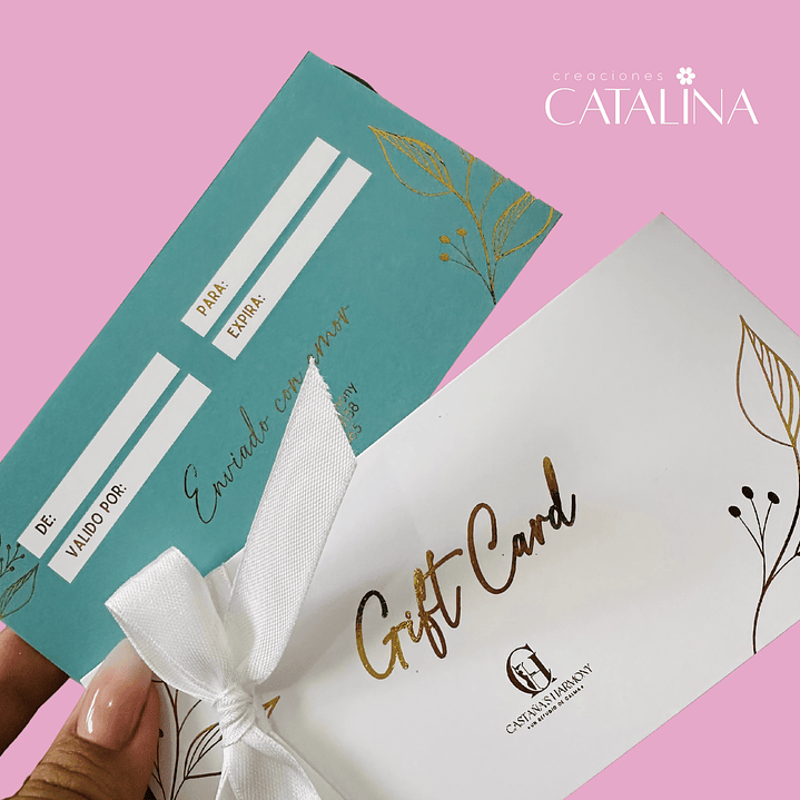GIFT CARD CASTAÑAS 10 UN  1