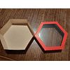 Caja Hexagonal Roja (12)