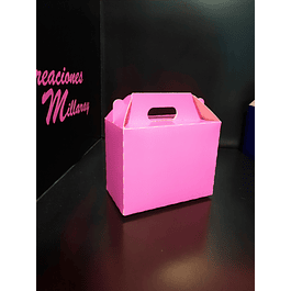 Caja lonchera rosada (10 unid)