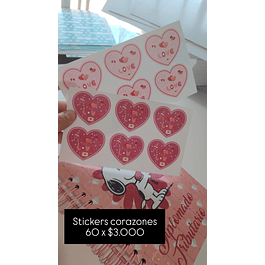 stickers corazon 5 cm 