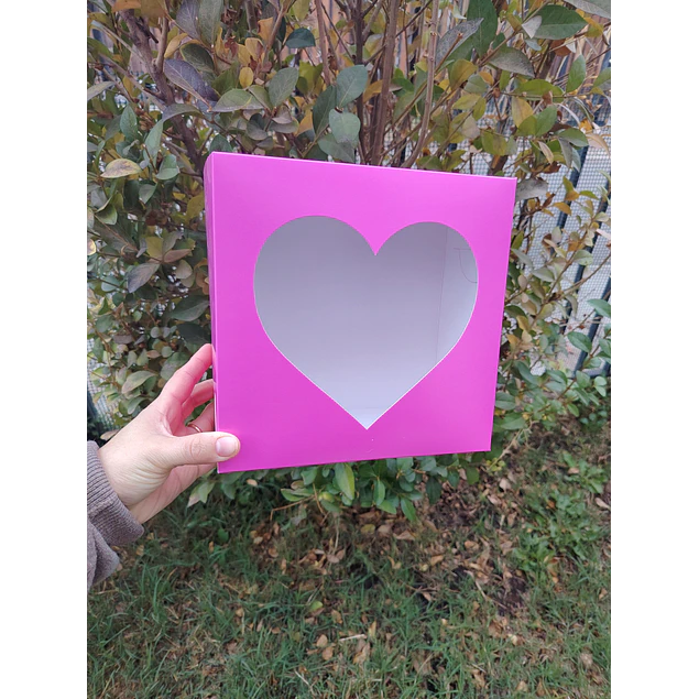 caja 20x20x10 visor corazon 