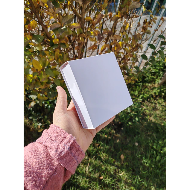 Caja 4 bombones blanca (10unid)