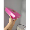 caja 20x20x5 tipo libro rosa