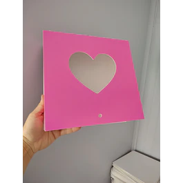 caja 20x20x5 tipo libro rosa