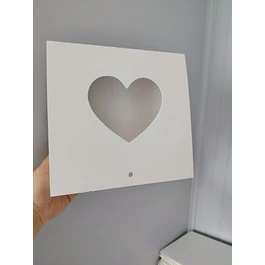 Caja 20x20x5 blanca 