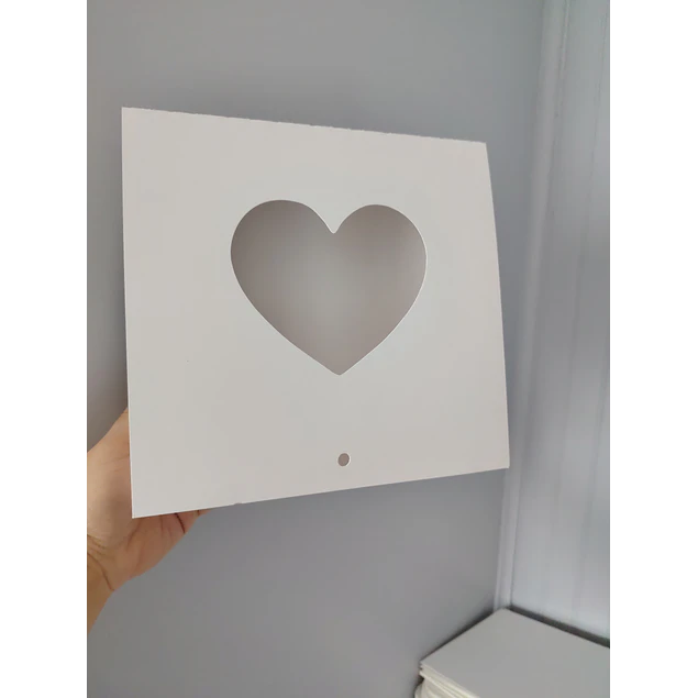 Caja 20x20x5 blanca 