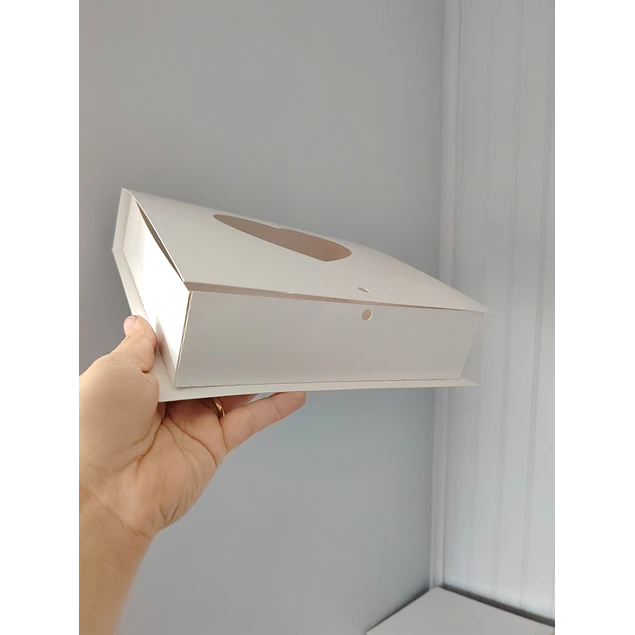 Caja 20x20x5 blanca 