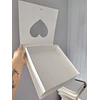 Caja 20x20x5 blanca 