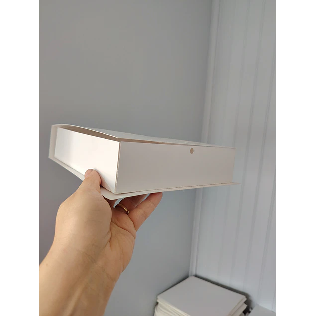 Caja 20x20x5 blanca 