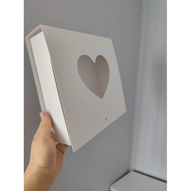 Caja 20x20x5 blanca 