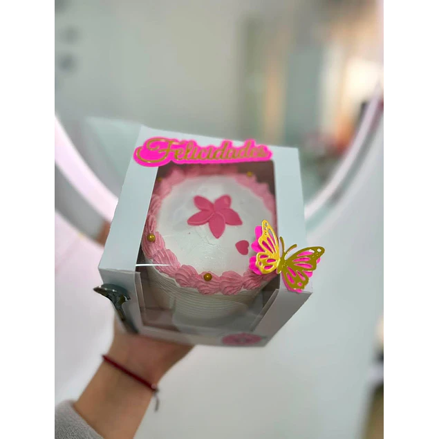 caja mini torta 12x12