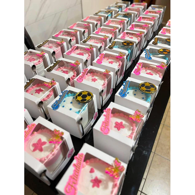 caja mini torta 12x12