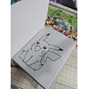 mini libro colorear niños