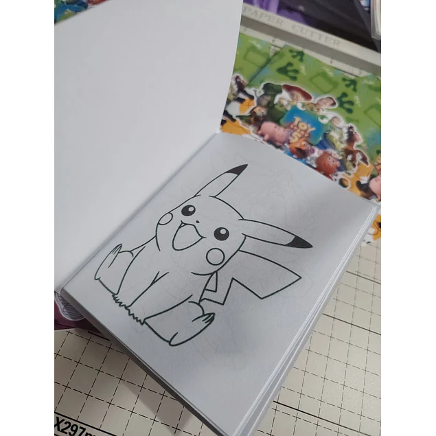 mini libro colorear niños