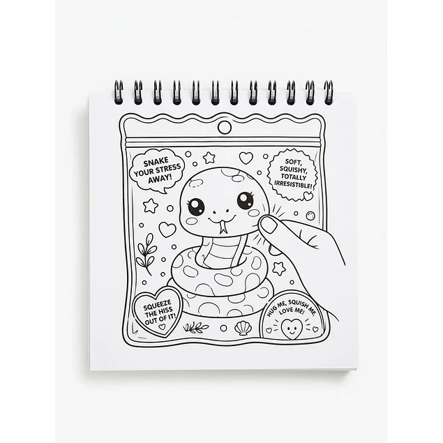 Libro para colorear Squishies PDF