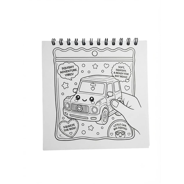 Libro para colorear Squishies PDF