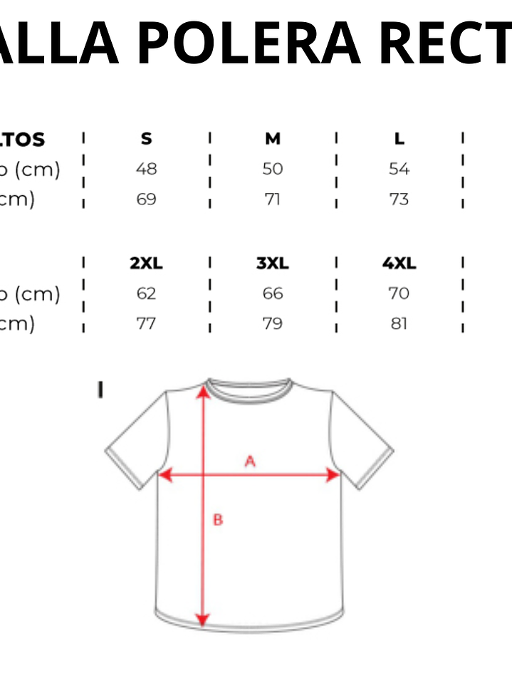 Polera Recta 