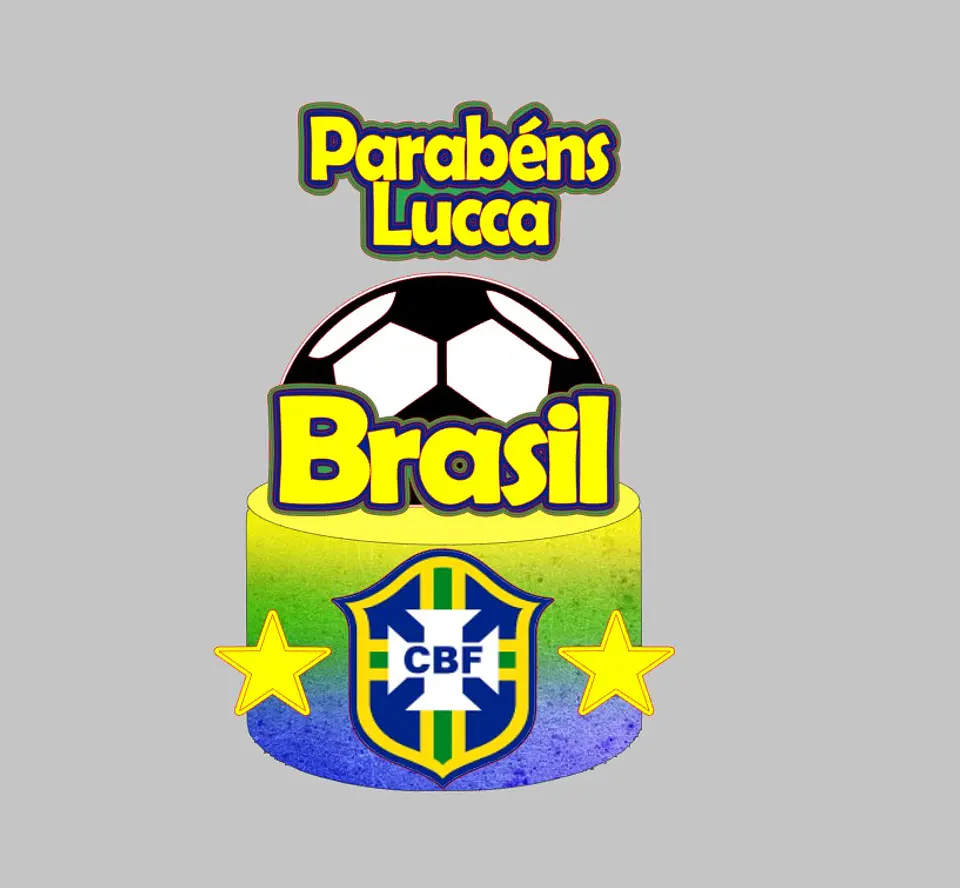 Arquivo de Corte Topo de Bolo copa do mundo 1