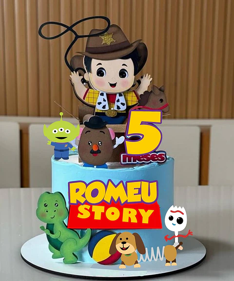 Topo de bolo toy story cute