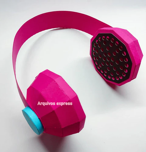 Arquivos de Corte caixa fone 3d  