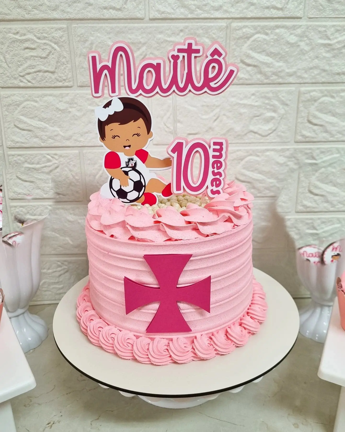 Arquivo de corte topo de bolo futebol vasco menina  1