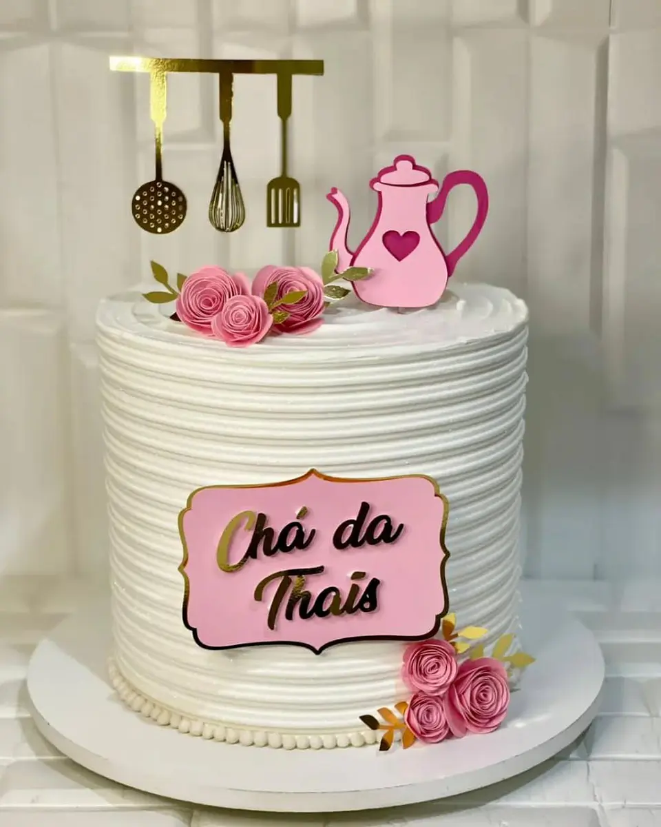 Arquivo de corte topo de bolo cha de casa nova 1