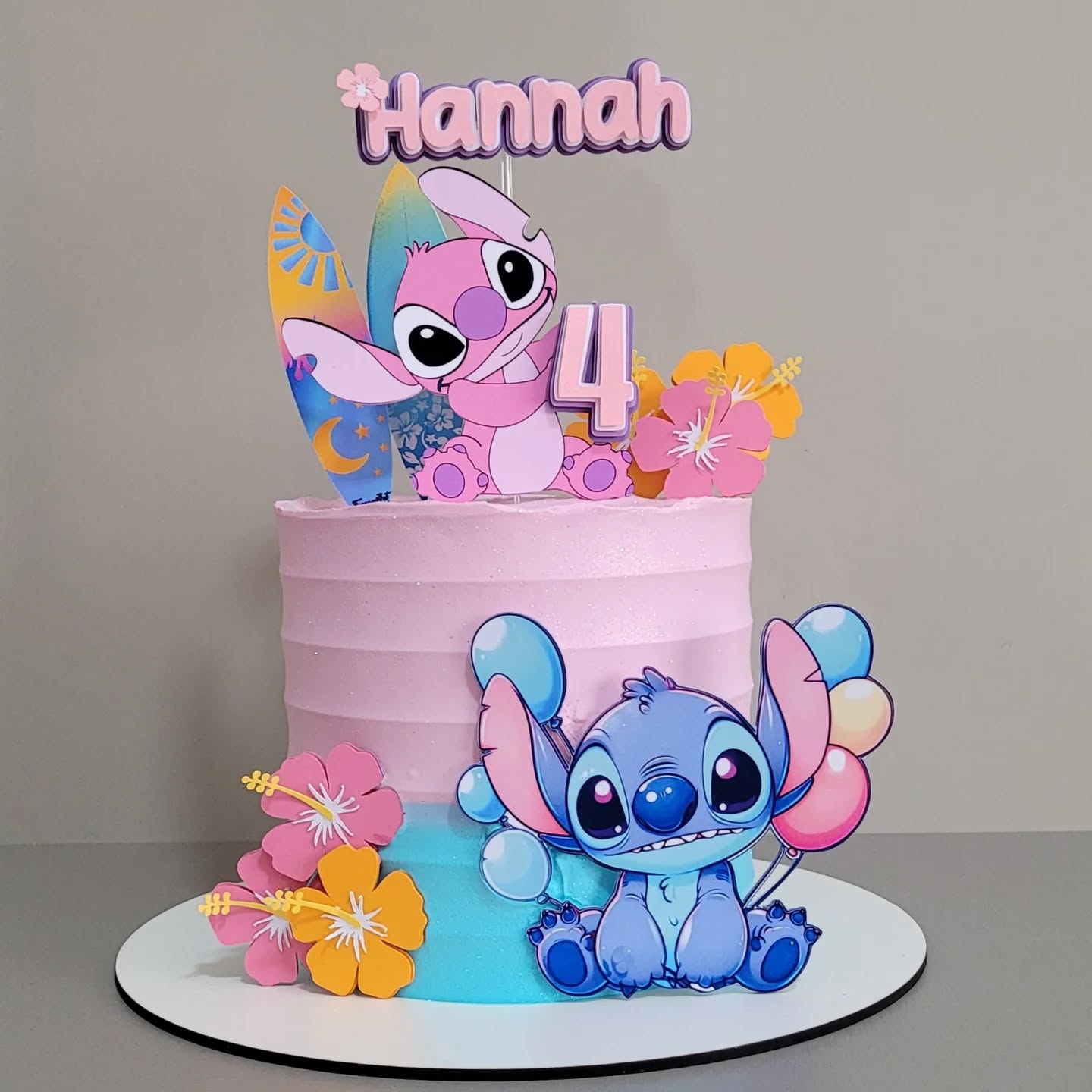 Arquivo de Corte Topo de bolo Stitch aniversário 1