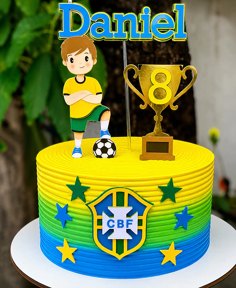 Arquivo de Corte topo de bolo futebol copa do mundo