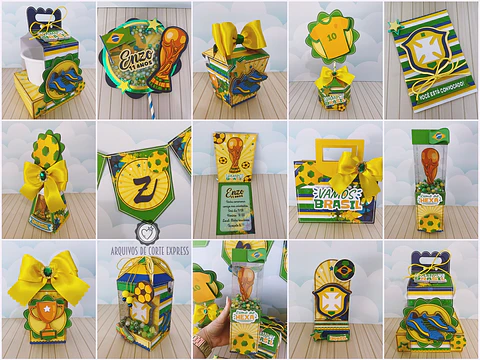 Arquivos de Corte Futebol Brasil Studio e PDF 