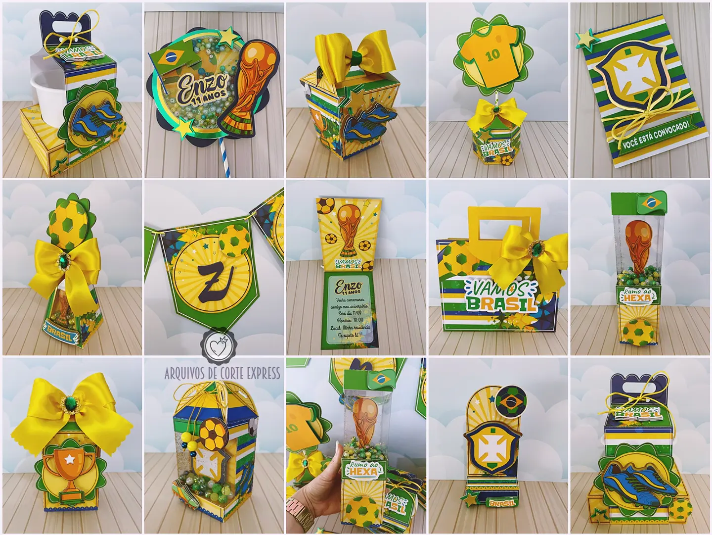 Arquivos de Corte Futebol Brasil Studio e PDF  1