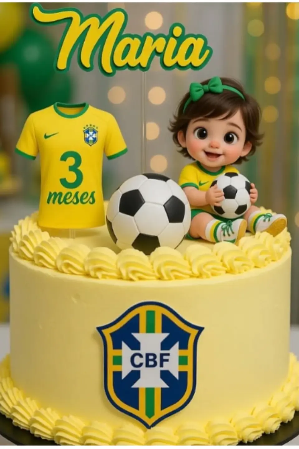 Topo copa do mundo baby menina 1