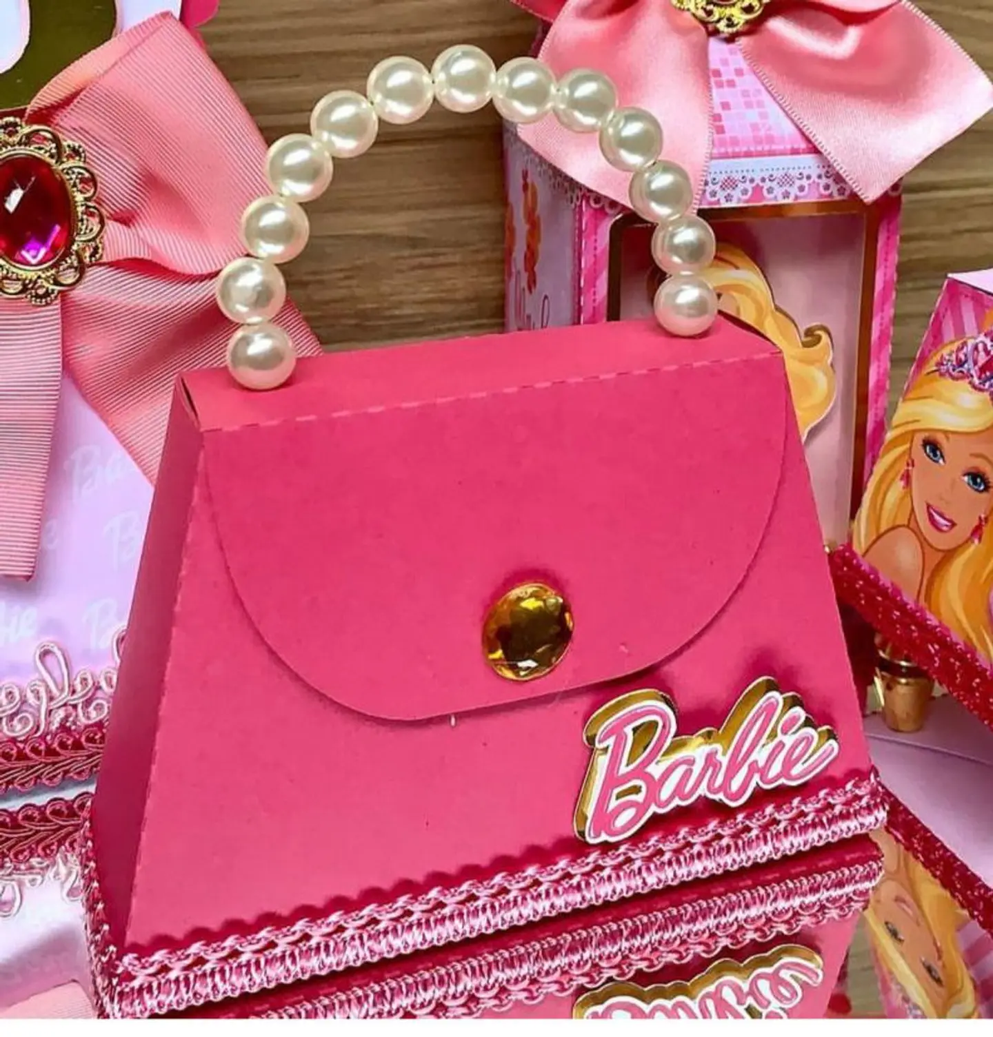 Arquivo de Corte Bolsinha Barbie 1