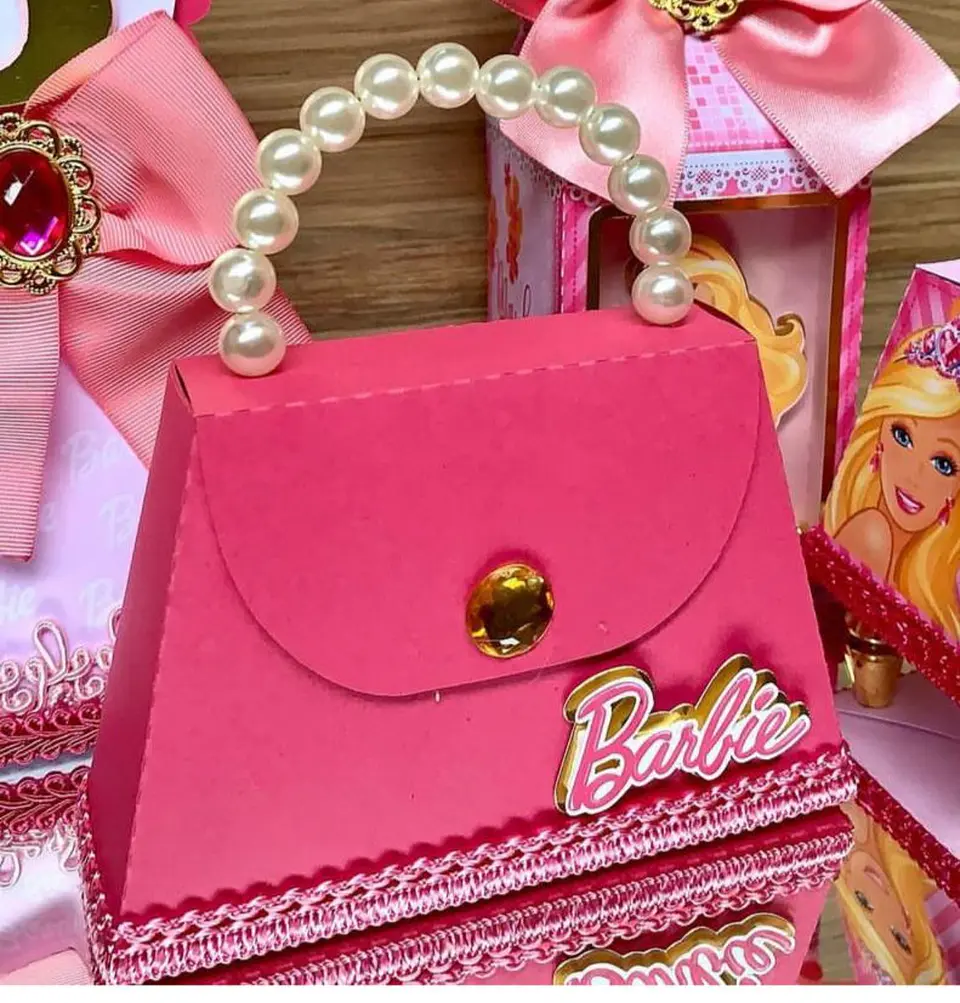 Arquivo de Corte Bolsinha Barbie 1