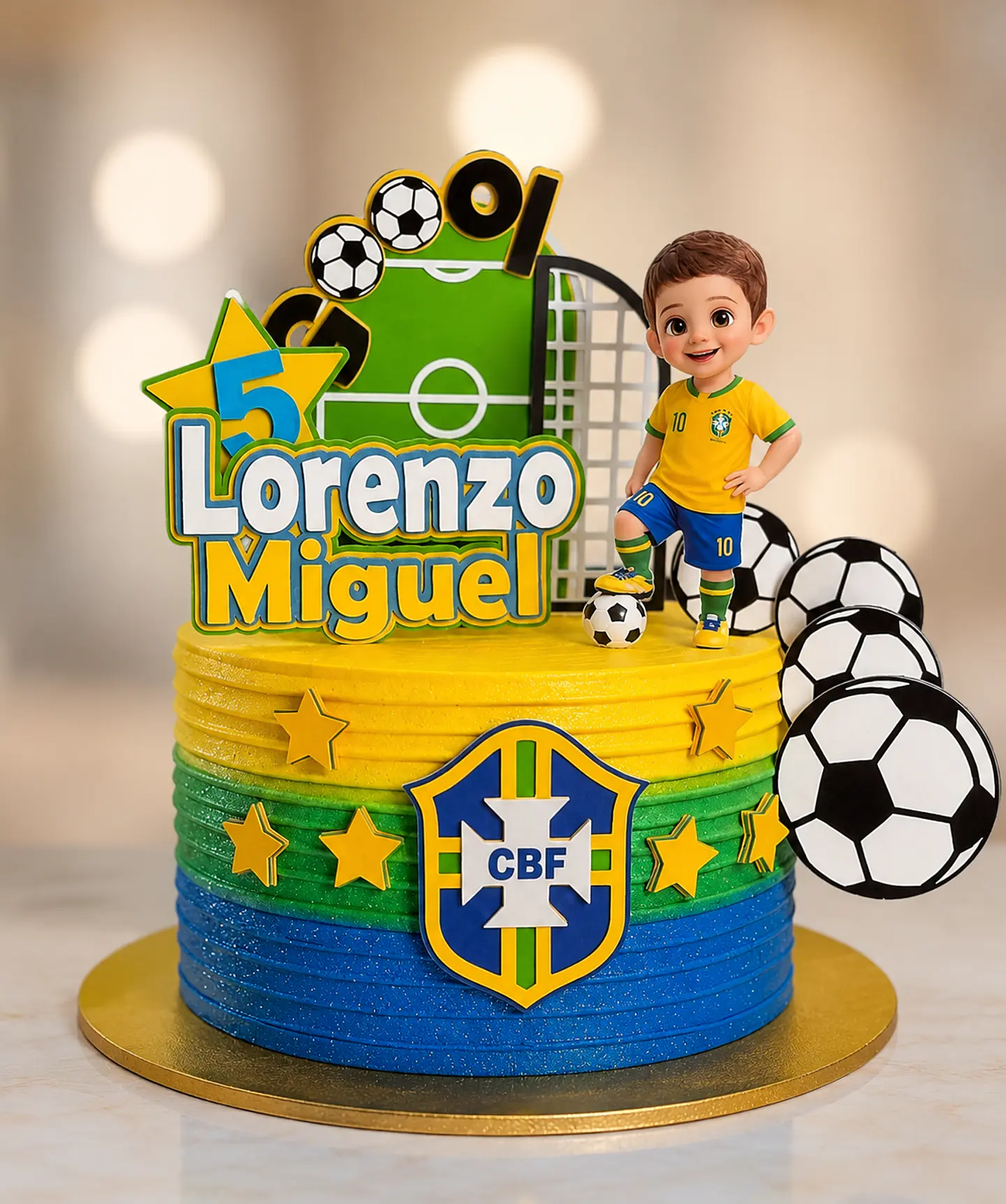  Arquivo de corte topo de bolo menino Lorenzo 1