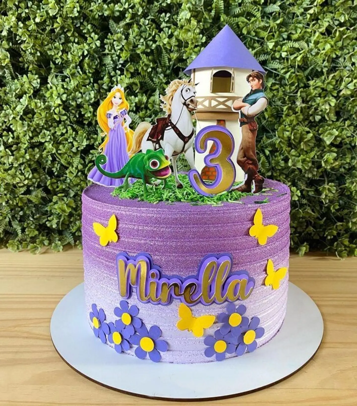 Arquivo topo de bolo princesa rapunzel 1