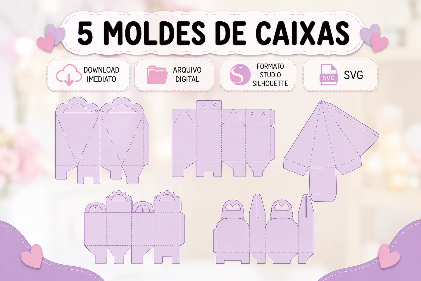 Arquivo de corte moldes de caixas 1