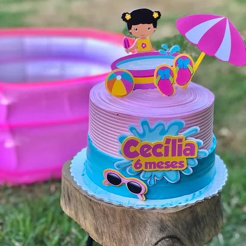 Arquivo de Corte Topo Pool Party Menina