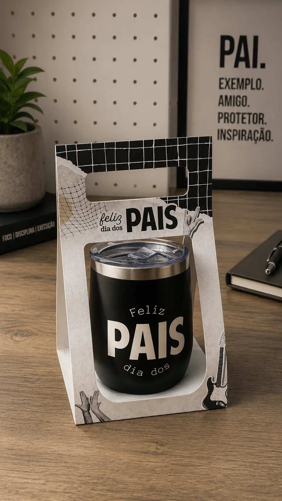 Arquivo de corte porta copo térmico dia dos pais 1