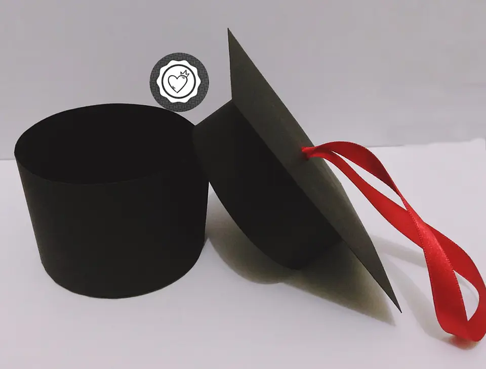 Arquivo de Corte Caixa Chapeu Formatura 1