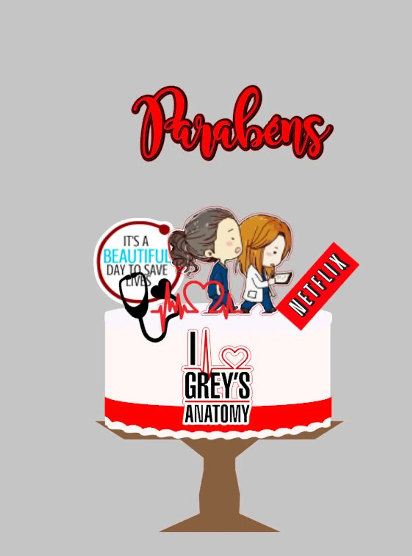 topo de bolo greys anatomy  1