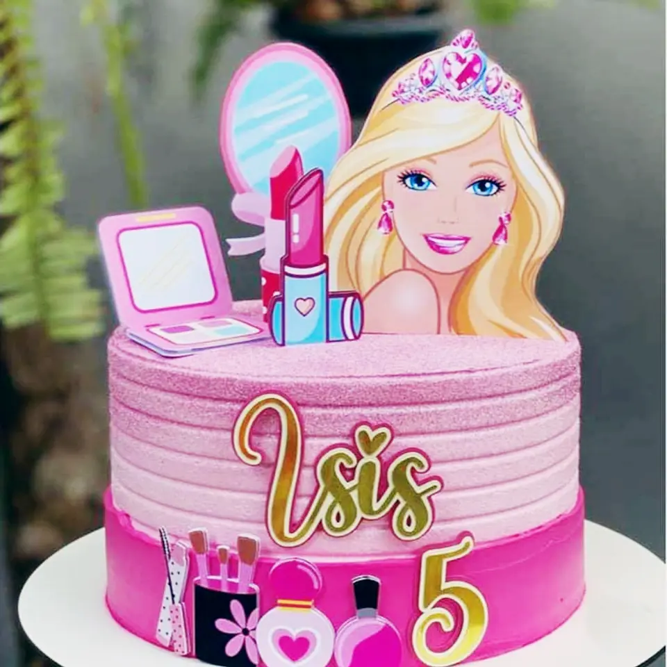 Arquivo de corte topo de bolo barbie make 1